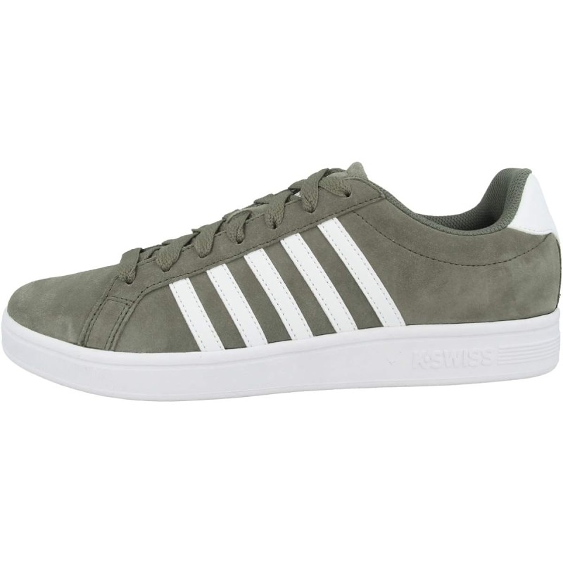 K-Swiss Men’s Court Tiebreak Sneaker(Deep Lichen Green/White) - K-Swiss ...